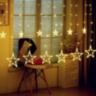 Новогодняя светодиодная гирлянда "Бахрома "Звезды", 6 маленьких звезд + 6 больших звезд