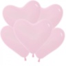 РАСПРОДАЖА! S Шары Сердце Розовый Пастель / Bubble Gum Pink