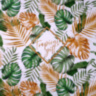 Бумага упаковочная глянцевая двусторонняя «Тропики», зеленый