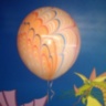 РАСПРОДАЖА! Шары Павлиний хвост (премиум агат) (Peacock balloons) Оранжевый 18" 46 см
